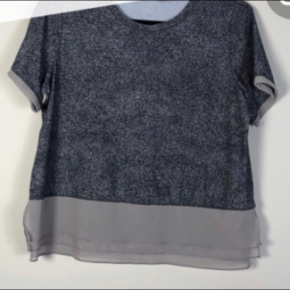 Lululemon ruffle peplum shirt
